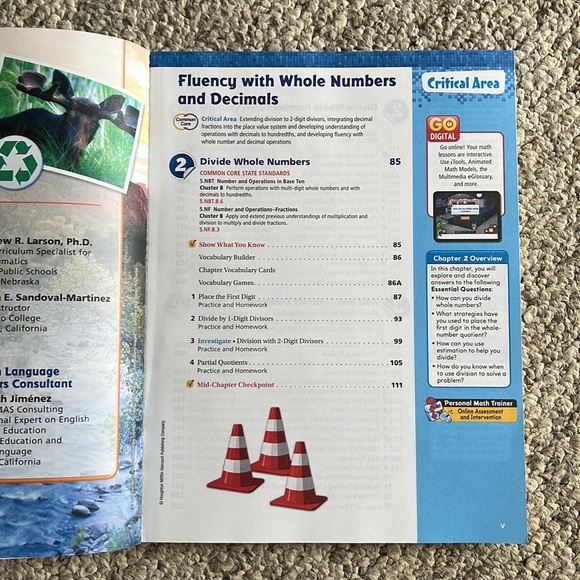 Go Math! 5th Grade, Volume 1 - Picture 3 of 10